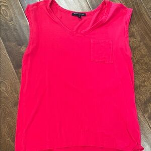 Banana Republic Women's Bright Pink Muscle Tee